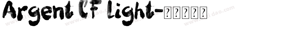 Argent CF Light字体转换